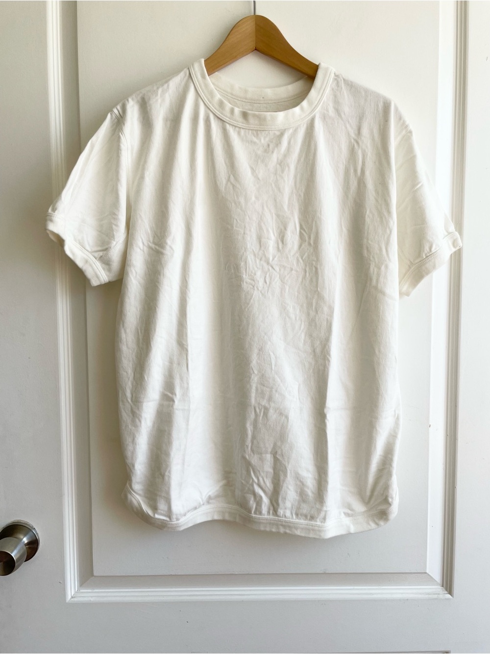 Full Count Japan Heavyweight Short Sleeve  Tshirt Tee 100% Cotton White Size 40